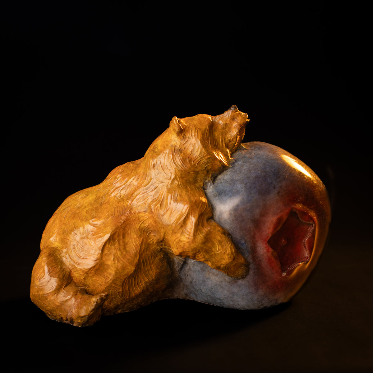 Berry Dreams (Edition of 150) by Walt Horton | Bronze | Sage Creek Gallery | Side 2