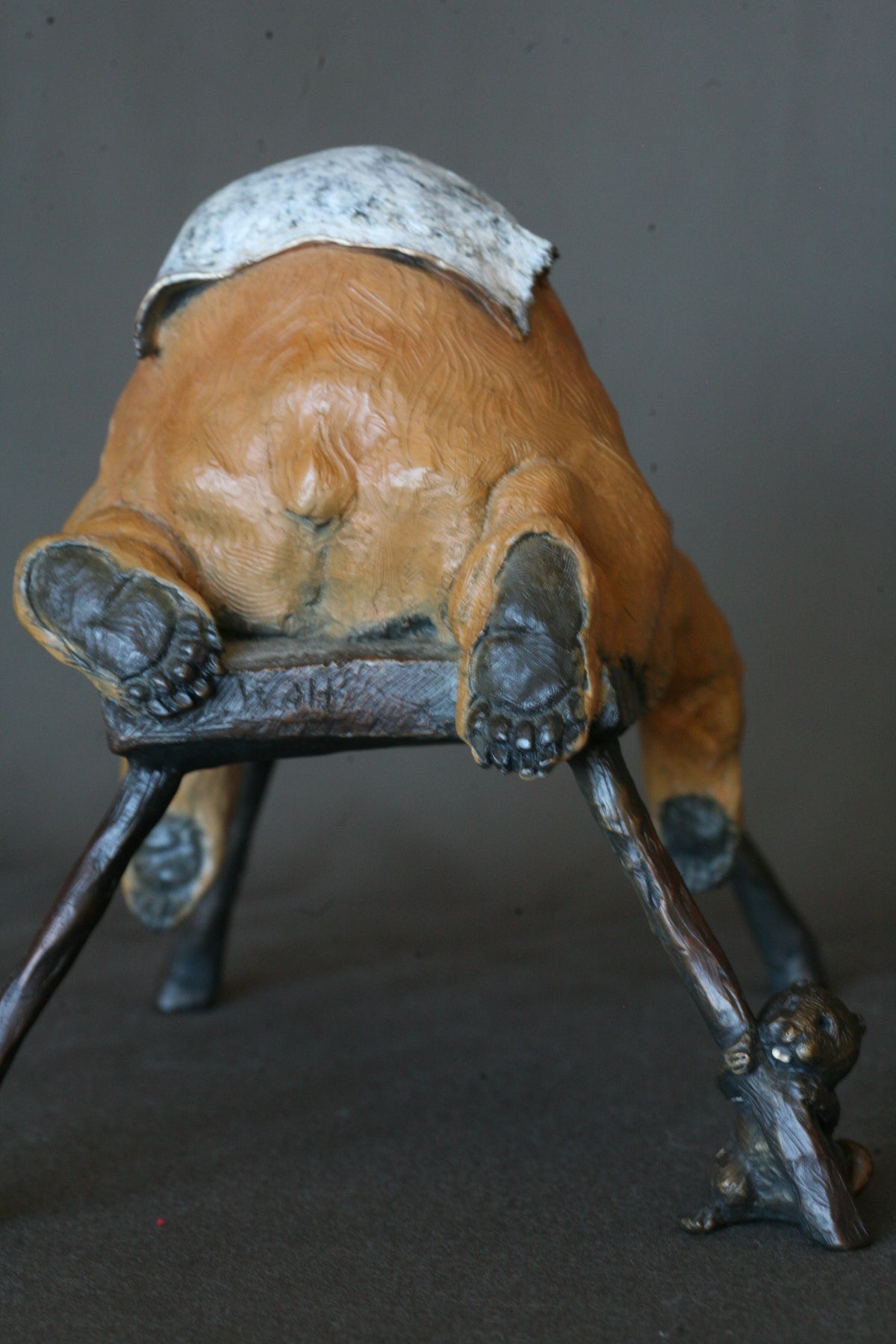 Bear Necessities (Edition of 150) by Walt Horton | Bronze | Sage Creek Gallery | Back