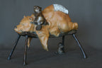 Bear Necessities (Edition of 150) by Walt Horton | Bronze | Sage Creek Gallery | Side