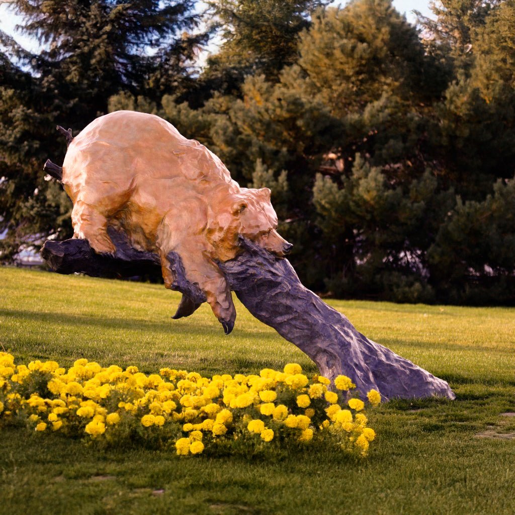 Bear Pause (Monument) (Edition of 27) by Walt Horton | Bronze | Sage Creek Gallery