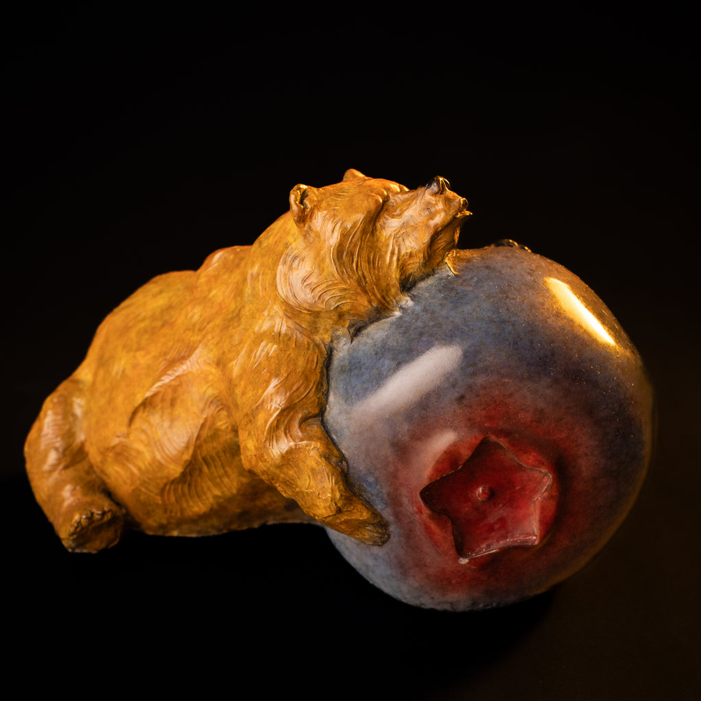 Berry Dreams (Edition of 150) by Walt Horton | Bronze | Sage Creek Gallery | Side