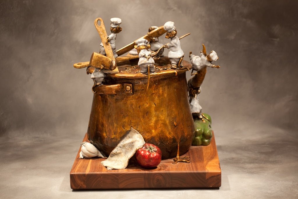 Mice'estroni (Edition of 120) by Walt Horton | Bronze | Sage Creek Gallery | side