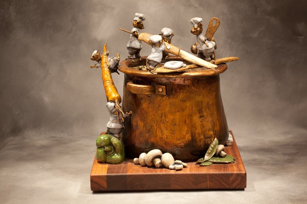 Mice'estroni (Edition of 120) by Walt Horton | Bronze | Sage Creek Gallery | Side 4