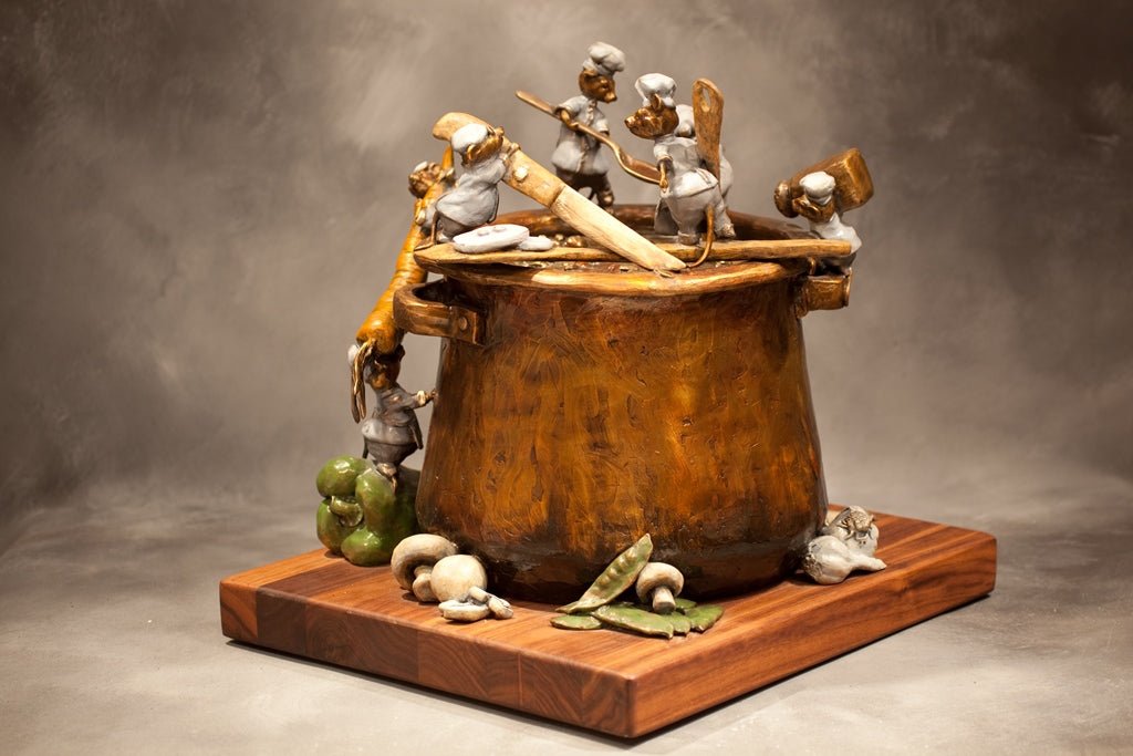 Mice'estroni (Edition of 120) by Walt Horton | Bronze | Sage Creek Gallery | Side 5