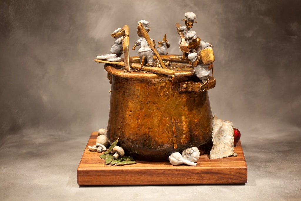 Mice'estroni (Edition of 120) by Walt Horton | Bronze | Sage Creek Gallery | Side 6