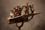 Micetro (On a Stand) (Edition of 120) by Walt Horton | Bronze | Sage Creek Gallery | Closeup Front
