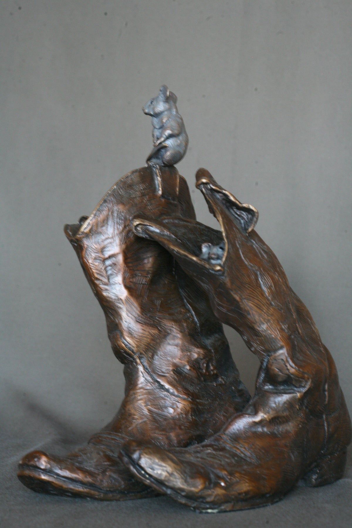 No Vacancy`(Edition of 100) by Walt Horton | Bronze | Sage Creek Gallery | Angle View