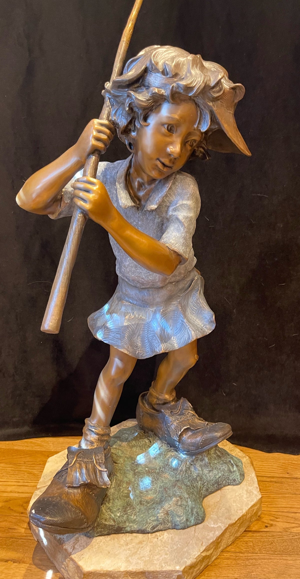 Puttin' Along (Edition of 50) by Walt Horton | Bronze | Sage Creek Gallery | Closeup