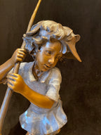 Puttin' Along (Edition of 50) by Walt Horton | Bronze | Sage Creek Gallery | Closeup 2