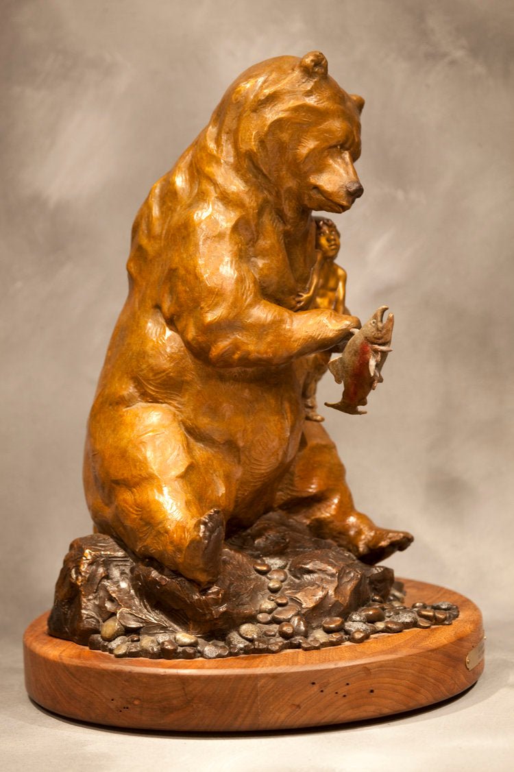 Ransom (Maquette) (Edition of 150) by Walt Horton | Bronze | Sage Creek Gallery | Side