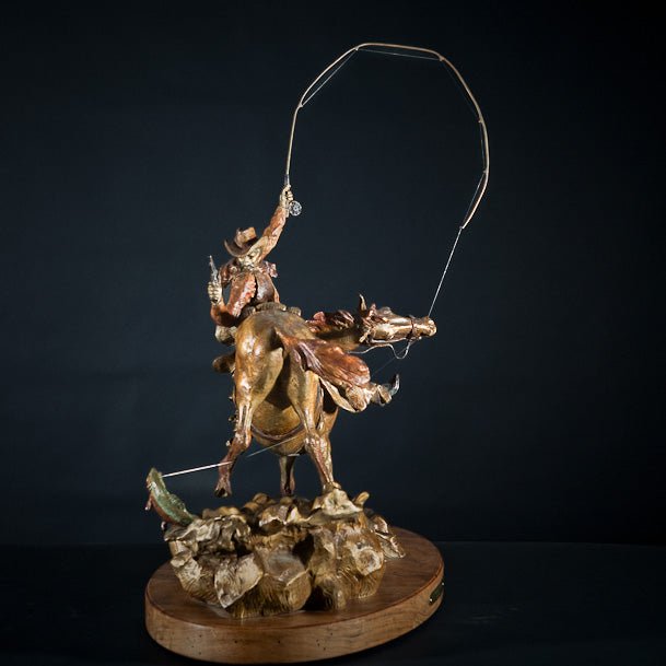 Smoked Trout (Edition of 150) by Walt Horton | Bronze | Sage Creek Gallery | Back 