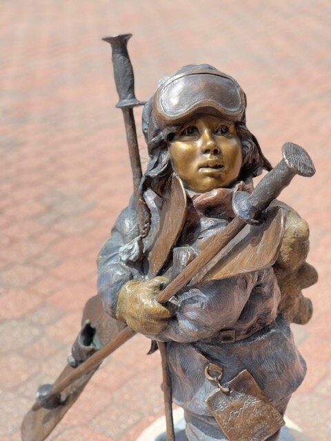 Walt Horton | Snow Bunny | Edition of 50 | Sage Creek Gallery | Closeup