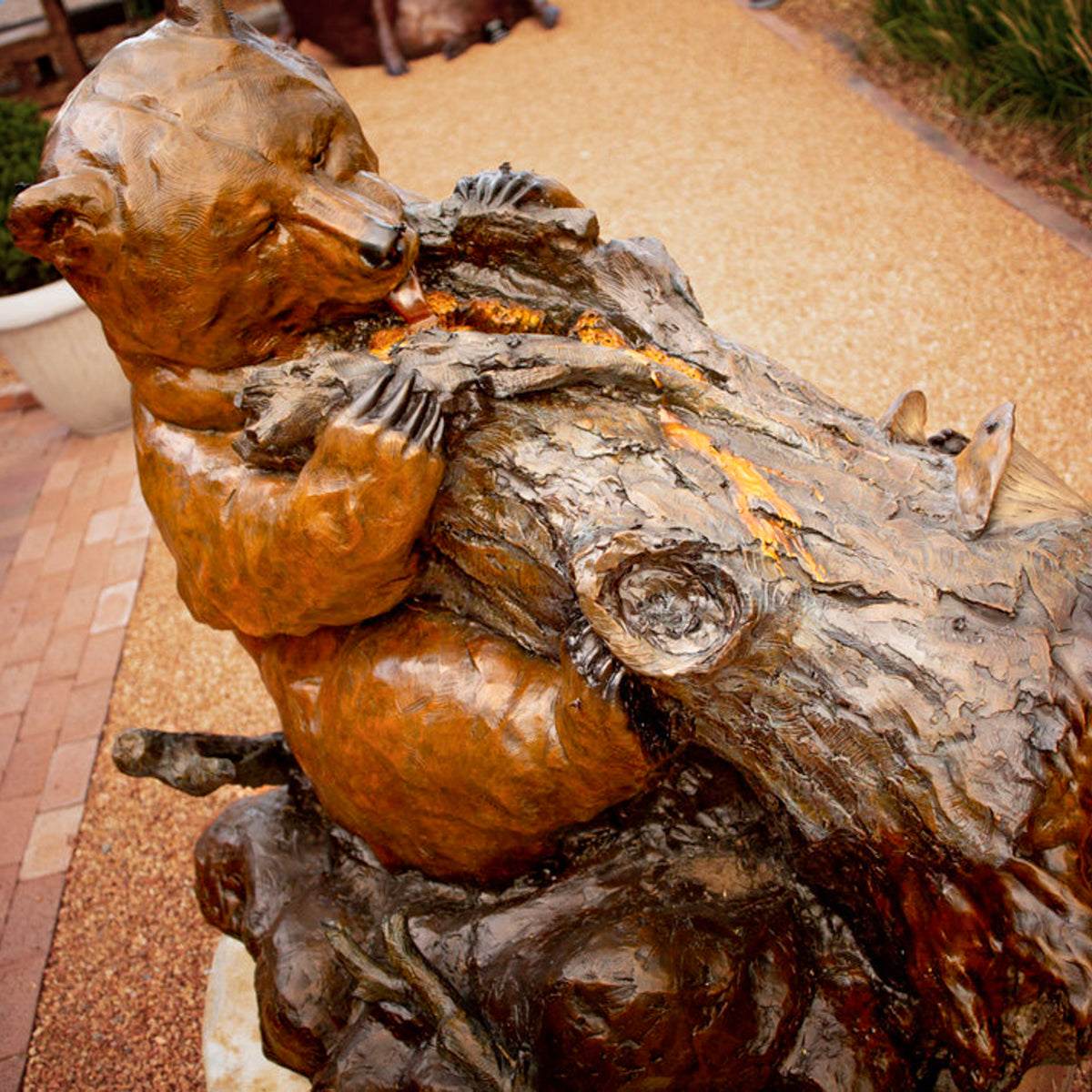 Sweet Tooth (Garden Sized) (Edition of 35) by Walt Horton | Bronze | Sage Creek Gallery | Angle
