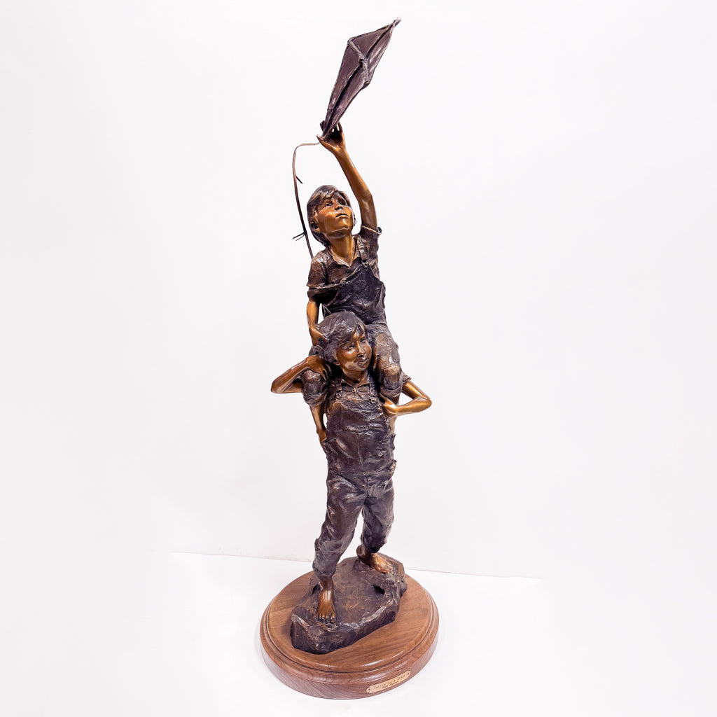 Taller as a Team (Edition of 125) by Walt Horton | Bronze | Sage Creek Gallery | Front