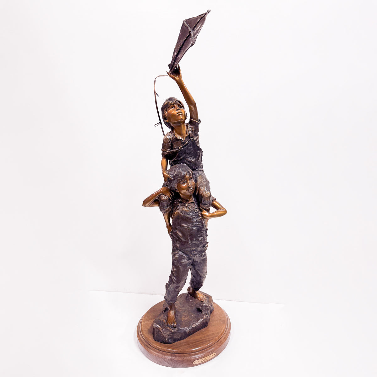 Taller as a Team (Edition of 125) by Walt Horton | Bronze | Sage Creek Gallery | Front