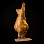 Yoga Bear (Tree Pose) (Edition of 200) by Walt Horton | Bronze | Sage Creek Gallery | Side 2