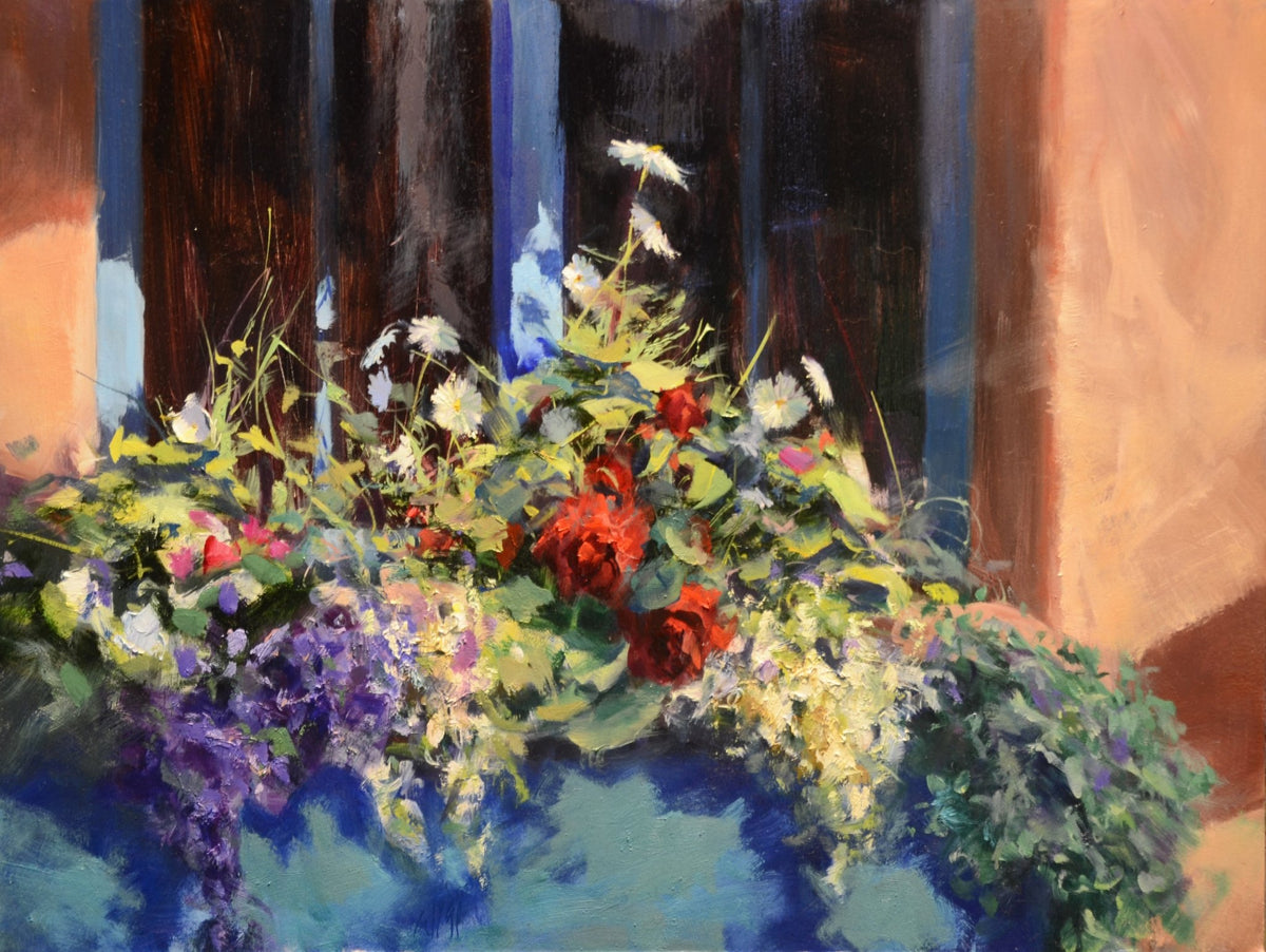 Canyon Road Bouquet | Mike Wise | Oil | Sage Creek Gallery