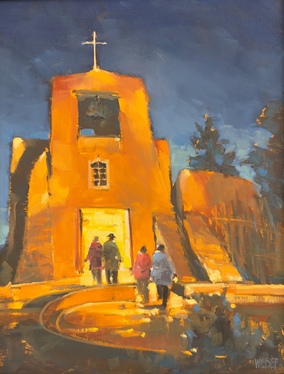 Last Light on San Miguel | Donald Weber | Oil | Sage Creek Gallery