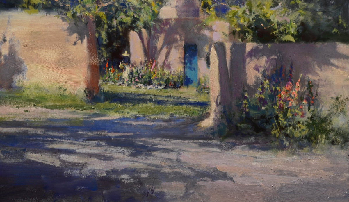 Old Town Oasis | Mike Wise | Oil | Sage Creek Gallery
